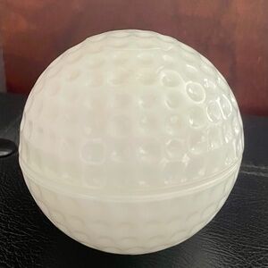 Vintage anchor hocking golf ball trinket dish